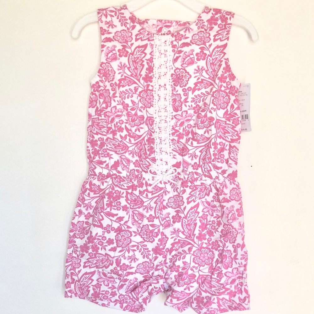 NWT Carter's Girl Romper 24 Months